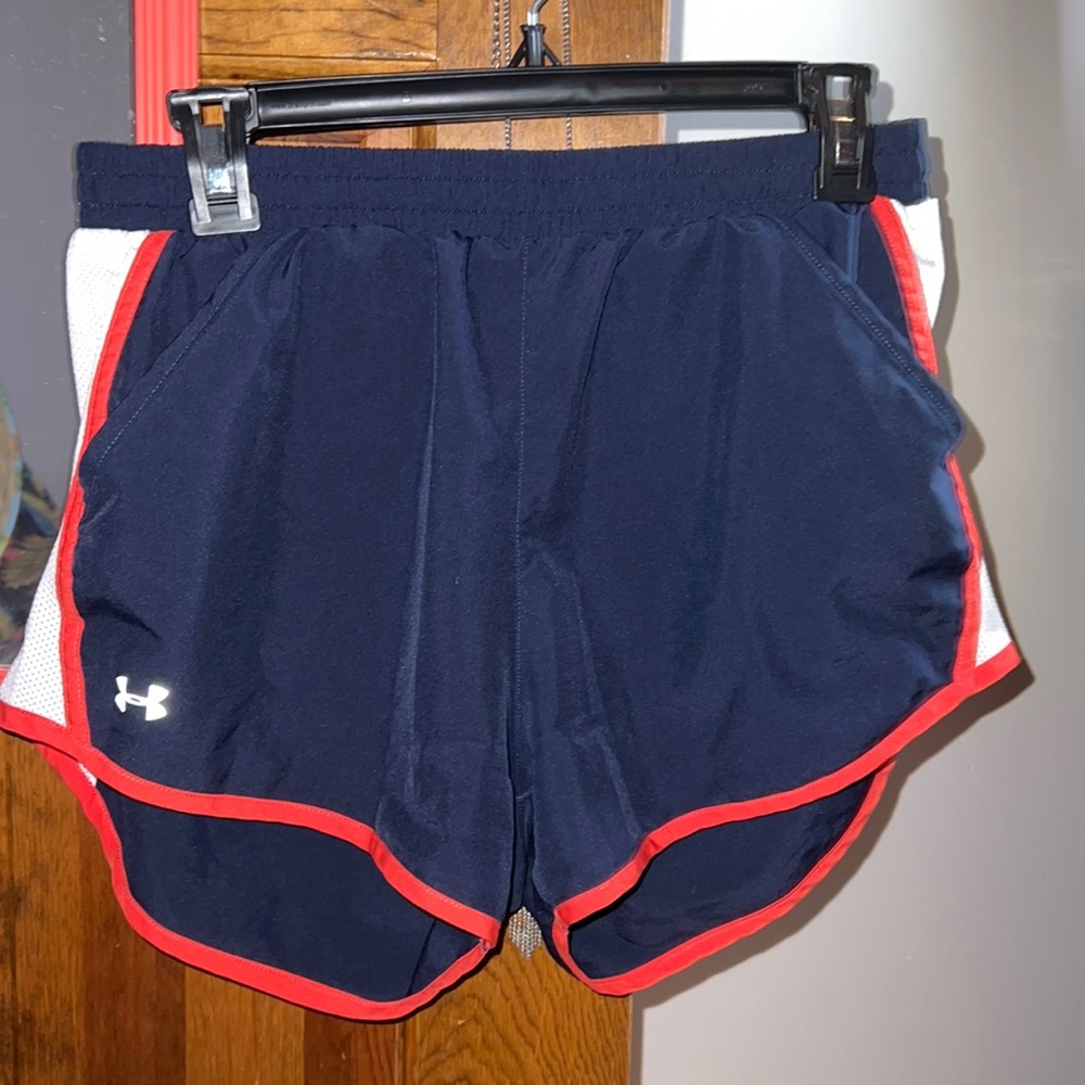 Navy Under Armor Running Shorts